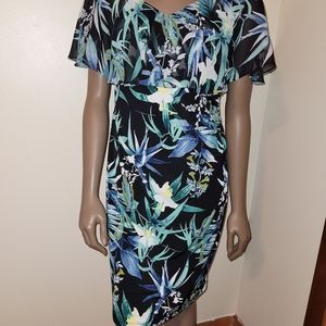 12P Connected Apparel Caped Sleeveless Dress